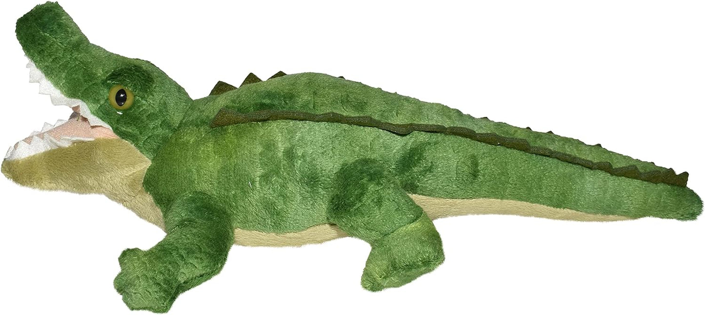 Green Alligator Plush Toy – 23-Inch Stuffed Animal, Soft & Huggable Wildlife Plushie