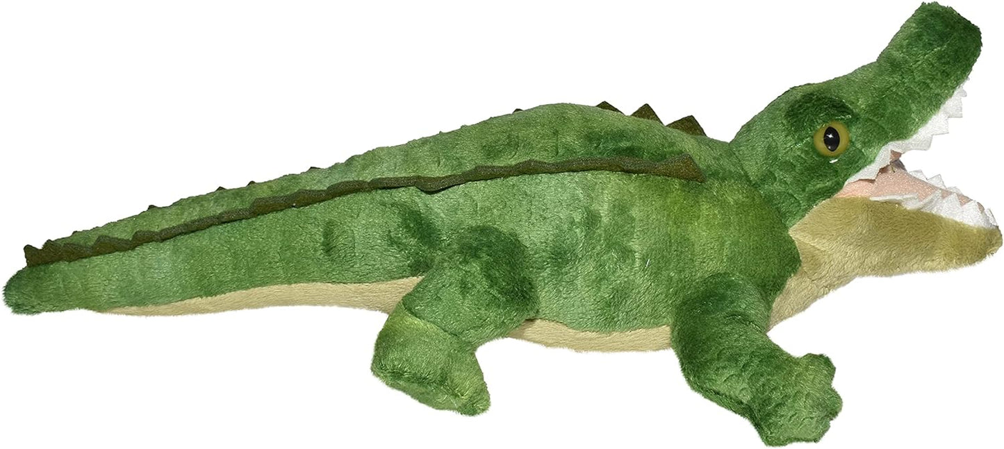 Green Alligator Plush Toy – 23-Inch Stuffed Animal, Soft & Huggable Wildlife Plushie
