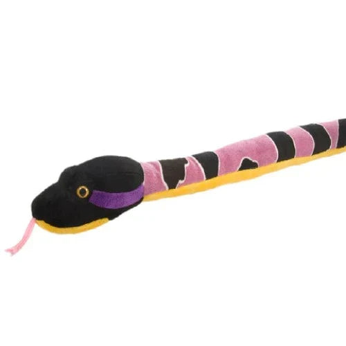 Timber Rattlesnake Plush Toy – 54-Inch Stuffed Animal, Soft & Huggable Wildlife Plushie