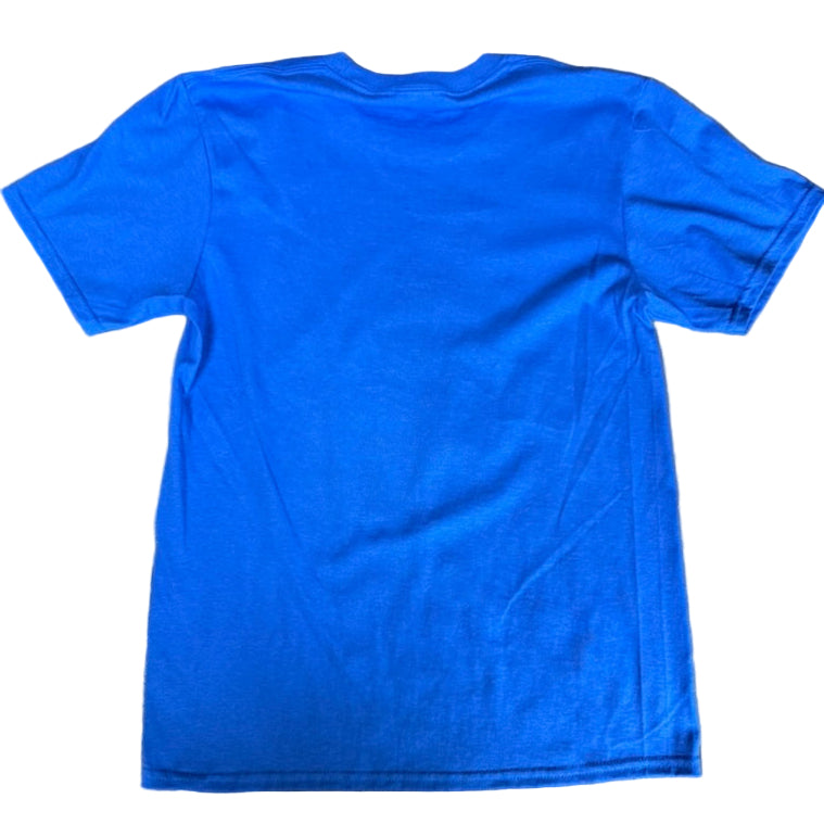 Blue t-shirt with alligator