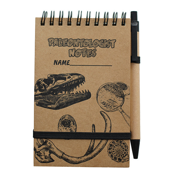 Recycled Paleontologist Notebook – 3.5" x 5.5" Eco-Friendly Pocket Journal