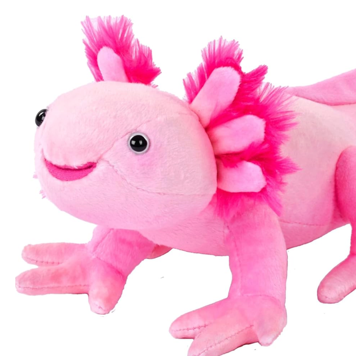 Mini Axolotl Plush Toy– 8-Inch Stuffed Animal, Soft & Huggable Wildlife Plushie
