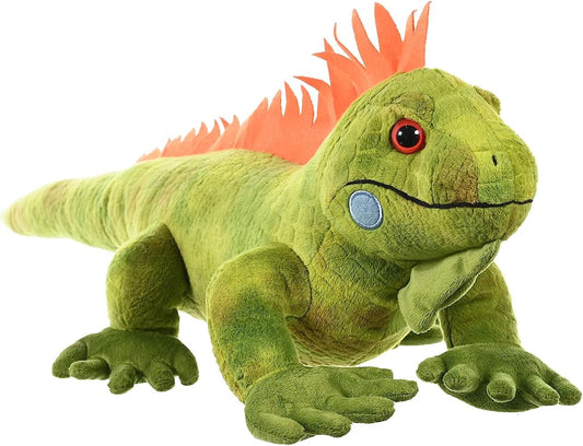 Green Iguana Plush Toy – 23-Inch Stuffed Animal, Soft & Huggable Wildlife Plushie