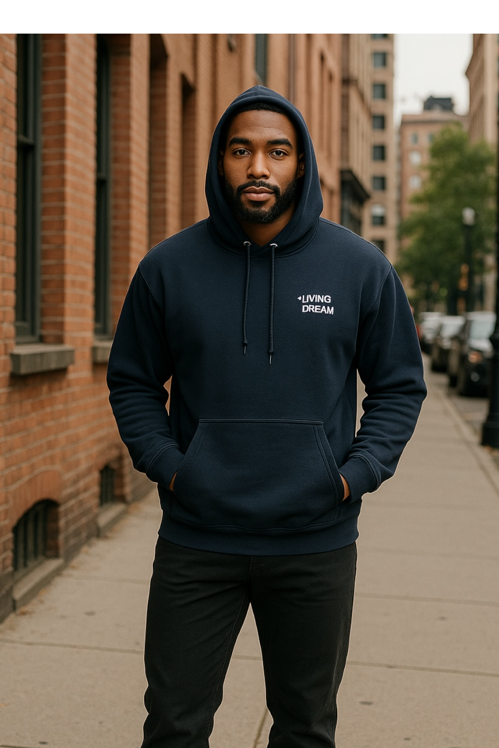 "Living the Dream" Graphic Hoodie