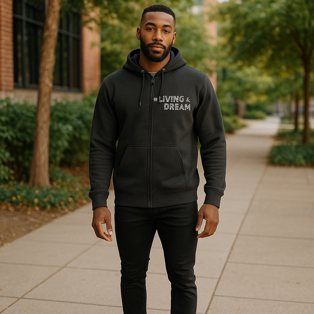 "Living the Dream" Graphic Hoodie
