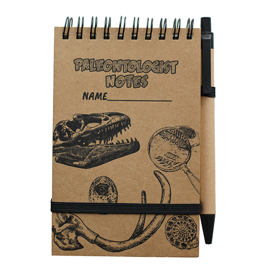 Recycled Paleontologist Notebook – 3.5" x 5.5" Eco-Friendly Pocket Journal