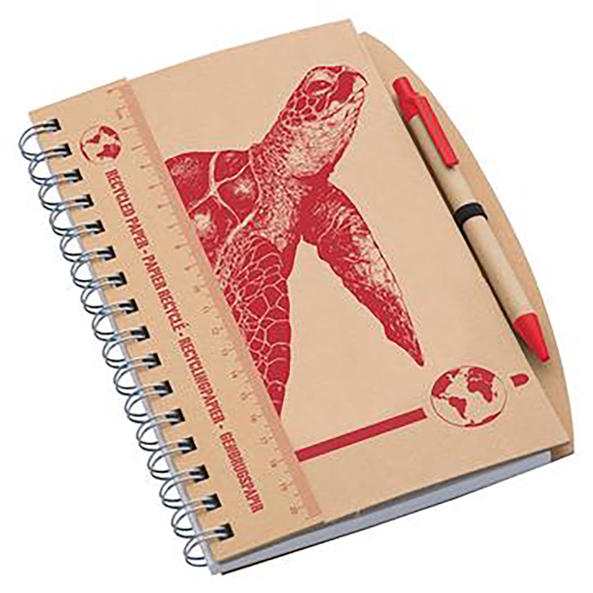 Notebook Recycled A5 Sea Turtle 6" x 8"