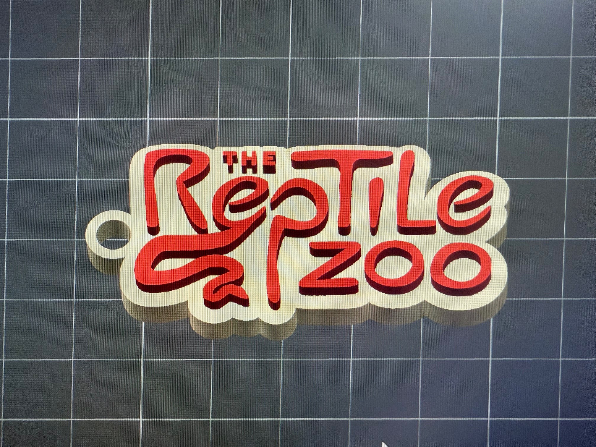 The Reptile Zoo 3D Printed Keychain Key Ring