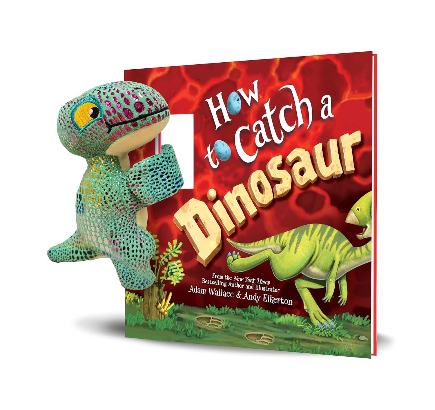 Snap and Snuggle How to Catch a Dinosaur Hardcover Book