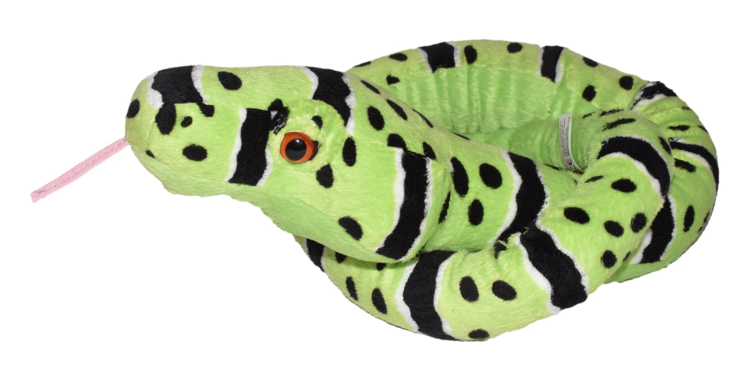 Green Rock Rattlesnake Stuffed Animal – Realistic Snake Plush Toy