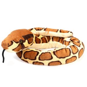 Burmese Python Stuffed Animal – Large Reptile Plush Toy