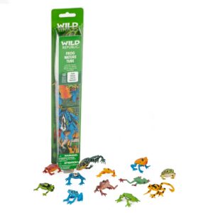 Nature Tube Frog Figurine Collection