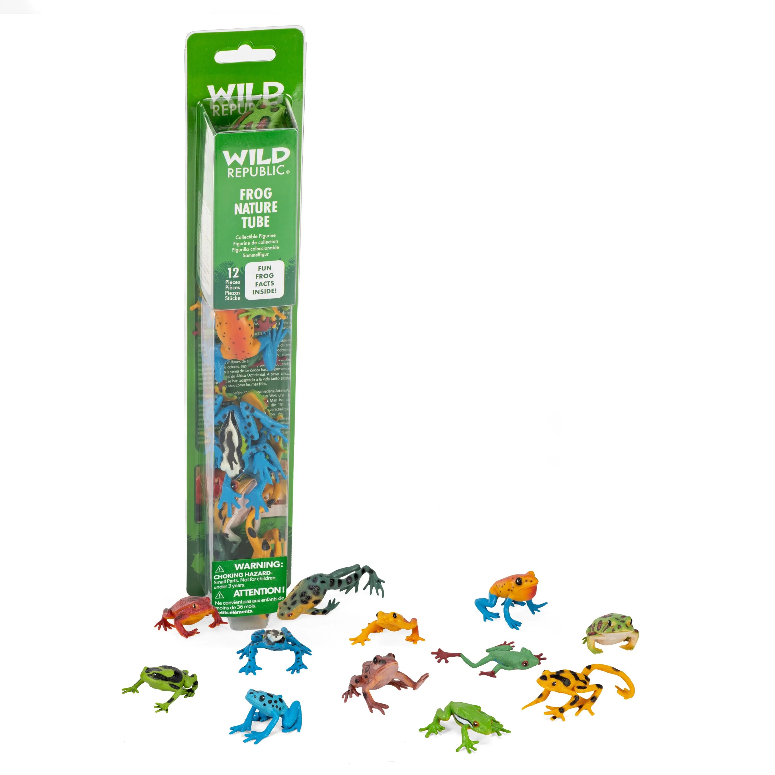 Nature Tube Frog Figurine Collection