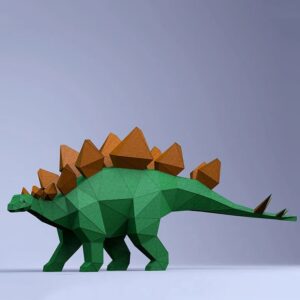 Stegosaurus 3D Paper Model – DIY