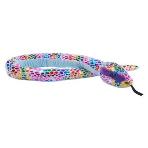 Rainbow Snake Plush Toy - 54 Inches